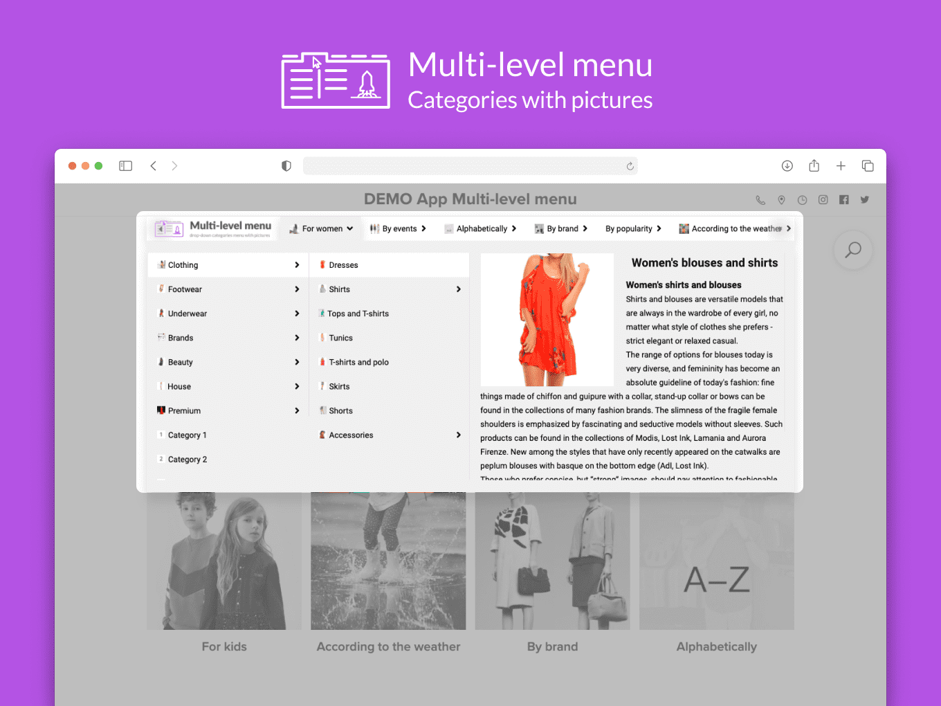 Front of plain black t-shirt.